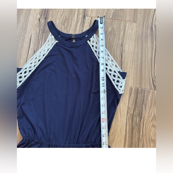 🌴Lilly Pulitzer Blue Romper•Sz Medium🌴 - Picture 7 of 16